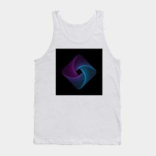 Beautiful geometric figure futuristic Tank Top